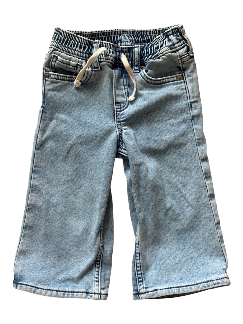 GAP Light Blue Denim Jogger Jeans with Drawstring